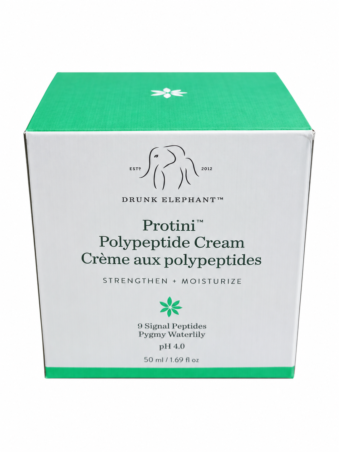 Drunk Elephant Protini Polypeptide Cream – Firming Face Moisturizer, 1.69 fl oz / 50 mL