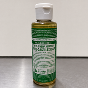 Dr. Bronner’s 18-in-1 Hemp Almond Pure-Castile Liquid Soap – 4 fl oz / 118 mL
