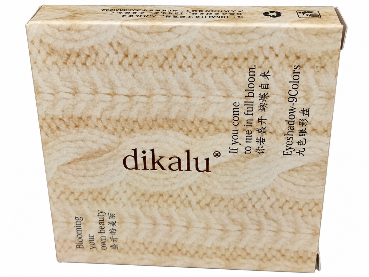 Dikalu 9-Color Eyeshadow Palette – Multi-Shade Eye Makeup Palette