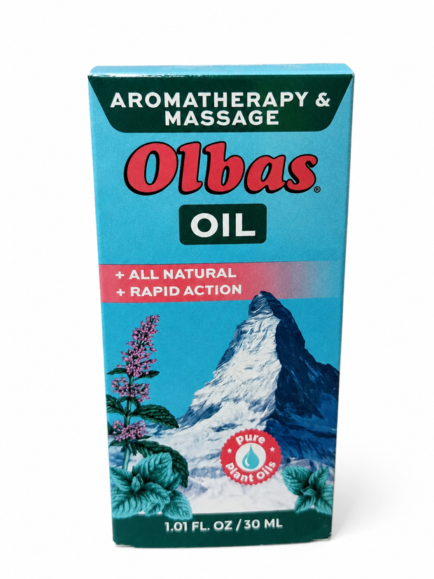 Olbas Massage & Aromatherapy Oil with Essential Oils, 1.01 fl oz