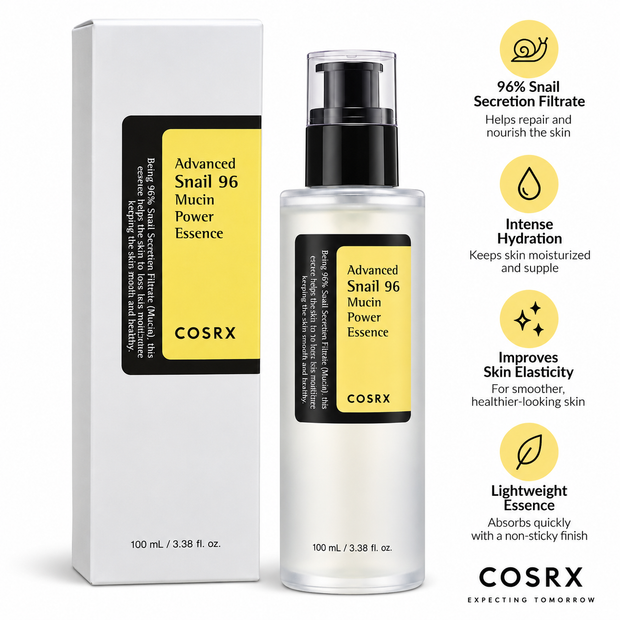 COSRX Advanced Snail 96 Mucin Power Essence 100mL – Hydrating & Repairing Facial Essence