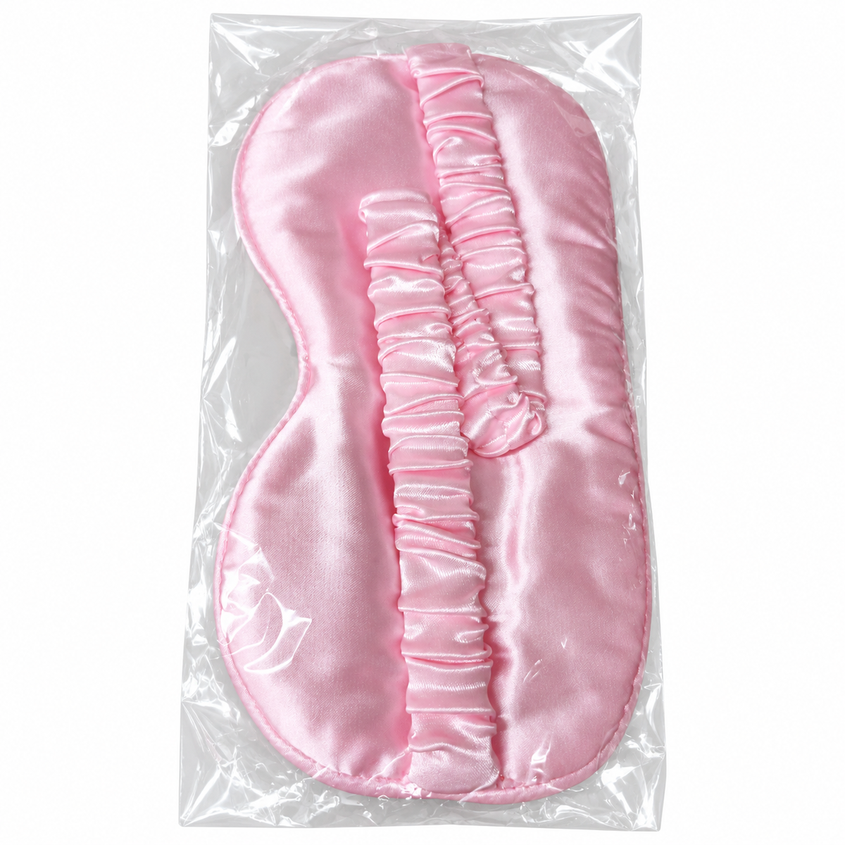 Slip Silk Sleep Mask, Pink, Soft Eye Mask with Elastic Strap