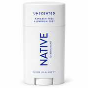 Native Unscented Deodorant, Aluminum & Paraben Free – 2.65 oz