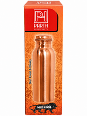 Parth Handicrafts Copper Water Bottle – Matt & Glossy Finish