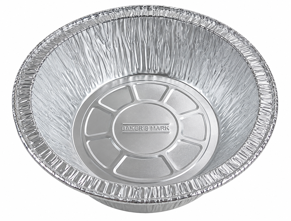 Baker's Mark 5¾-Inch Extra Deep Disposable Aluminum Pot Pie Pans #2400 – 100 Pack