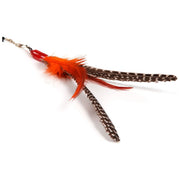GoCat Da Bird Feather Cat Toy Refill – Handmade Interactive Cat Teaser Attachment, 1 Pack