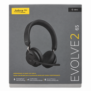 Jabra Evolve2 65 Wireless Bluetooth Headset with Microphone – USB-C, Black