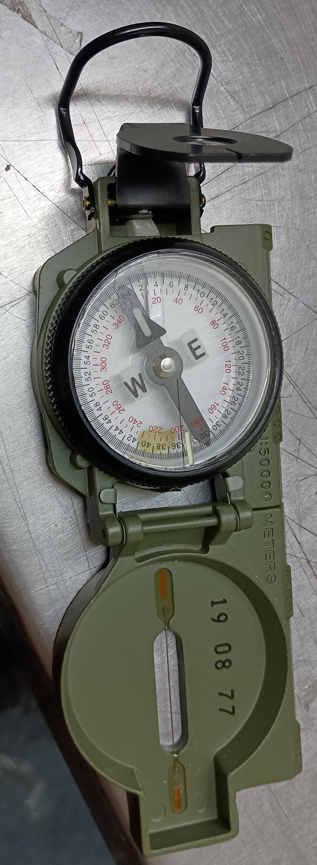 Cammenga US Military Issue Lensatic Land Navigation Marching Compass | Durable Outdoor Compass for Hiking, Camping & Navigation