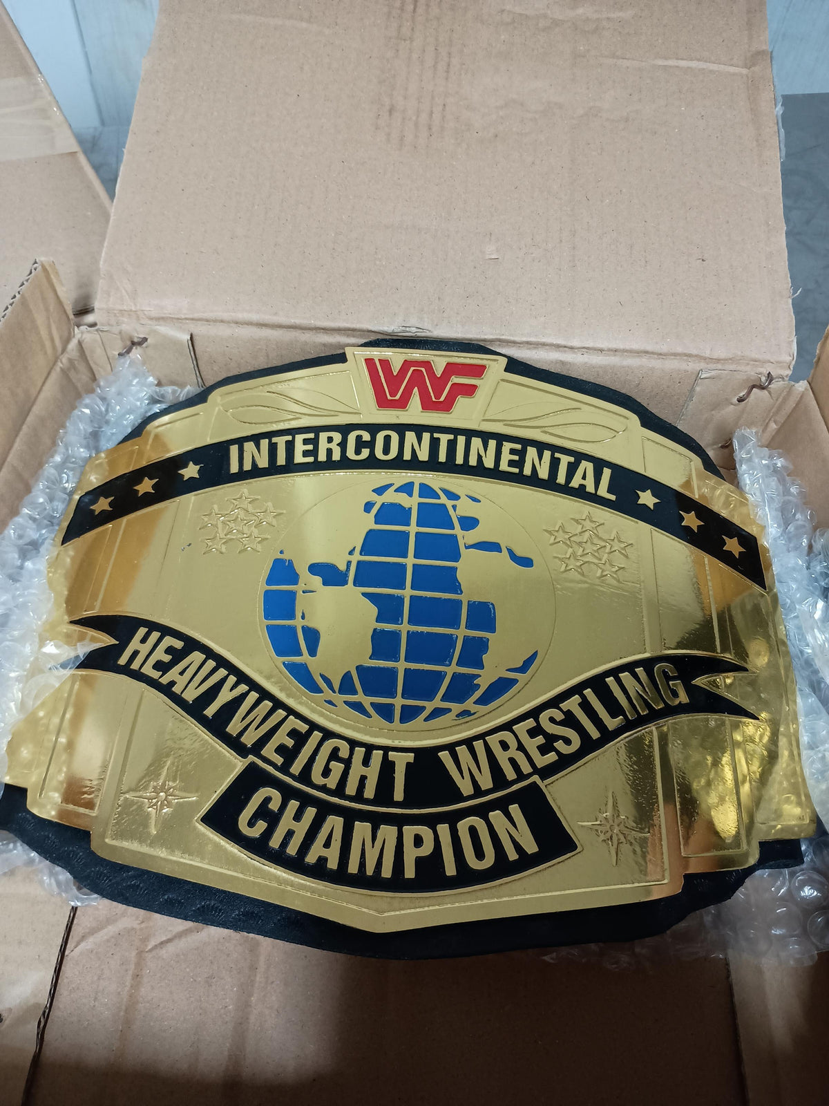 Intercontinental Heavyweight Wrestling Championship Replica Belt – Adult Size, 2MM, Black