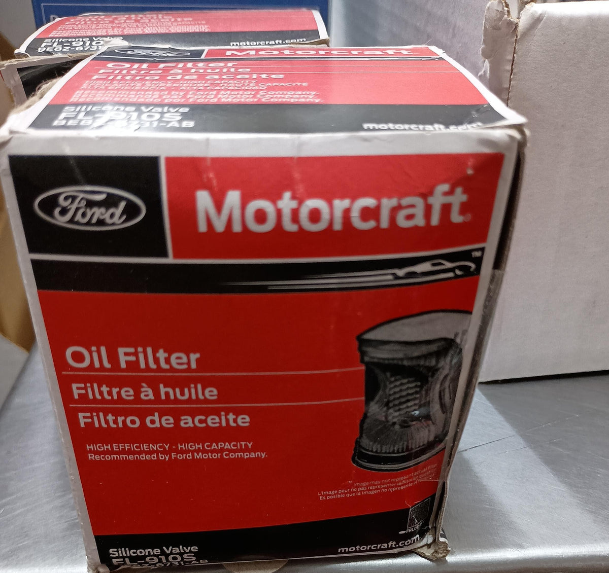Motorcraft FL-910-S Engine Oil Filter, Ford BE8Z-6731-AB Replacement