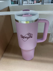 Sipsync FlowState Insulated Stainless Steel Travel Tumbler, Purple, 40 oz
