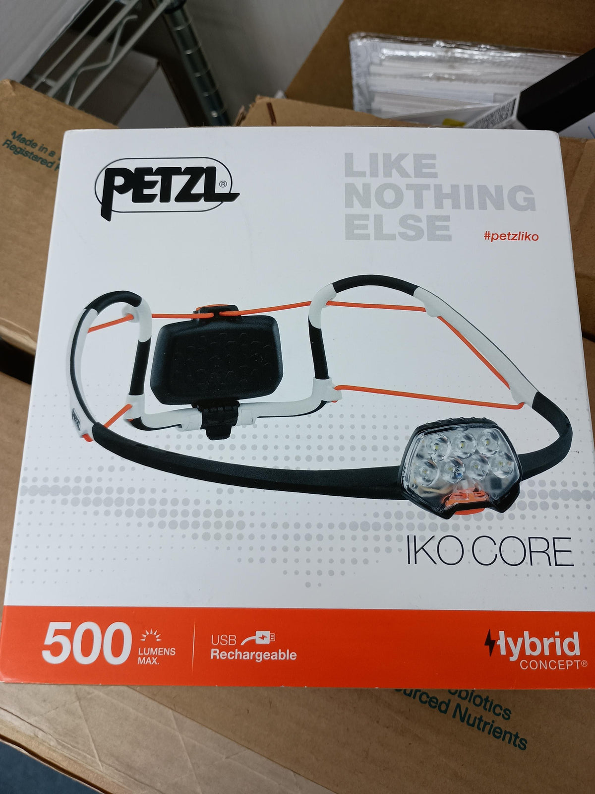 Petzl IKO CORE Rechargeable LED Headlamp with AIRFIT Headband – 500 Lumens