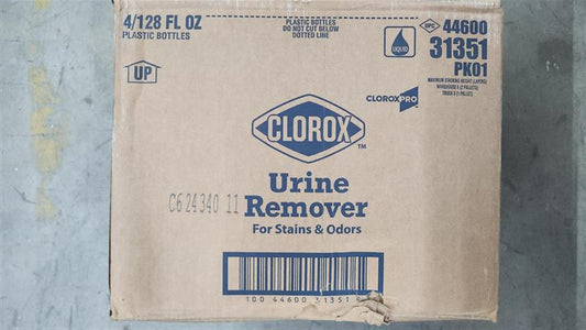 CLOROX Urine Remover for Stains & Odors 1gal. (Pack of 4)