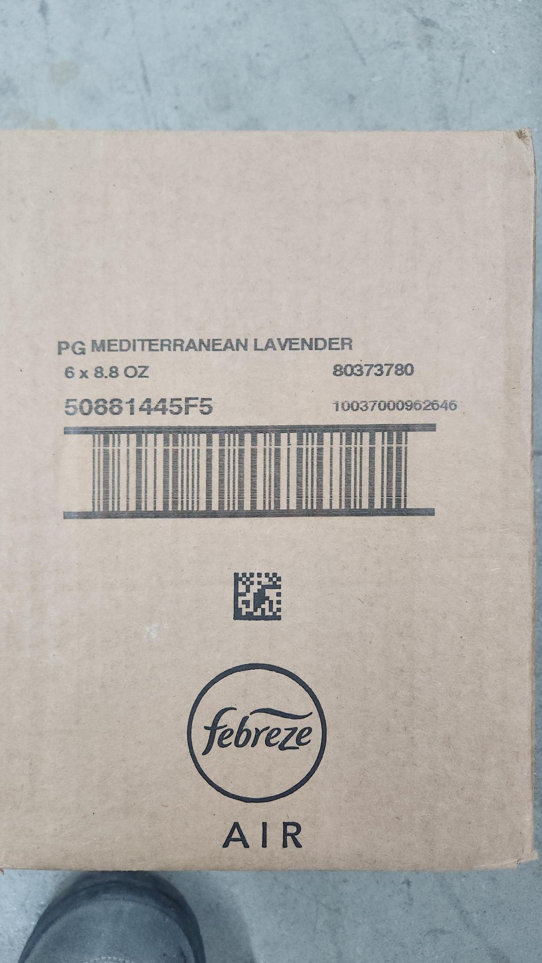 FEBREZE Air Mist Mediterranean Lavender - 8.8 oz (Pack of 6)