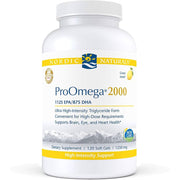 Nordic Naturals ProOmega 2000 Omega-3 Fish Oil – Lemon, 120 Soft Gels