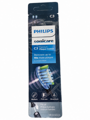 Philips Sonicare C3 Premium Plaque Control Replacement Toothbrush Heads – Black, 2-Pack