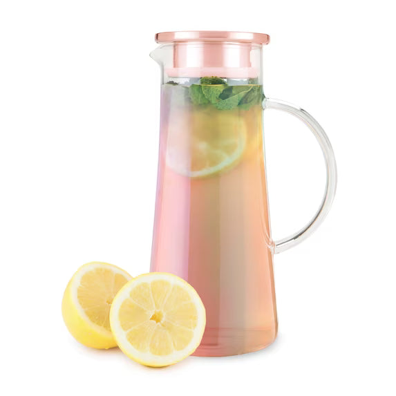 Pinky Up Charlie Glass Iced Tea Pitcher, 48oz