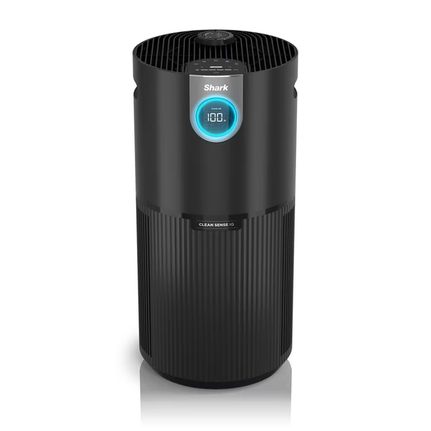Shark Clean Sense Air Purifier 500 Sq Ft – Antimicrobial HEPA Filter, Auto Mode, Air Quality Sensor