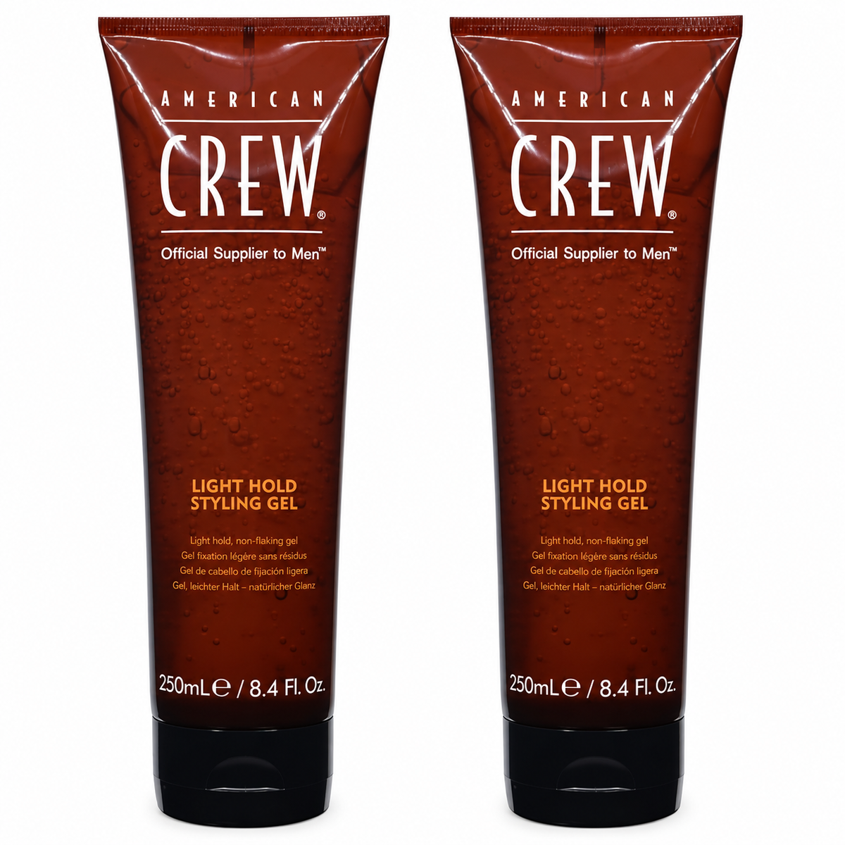 American Crew Light Hold Styling Gel – 8.4 fl oz, Pack of 2