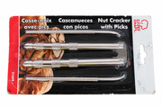Chef Craft Nut Cracker with Picks – Metal Nut Cracking Tool Set, 4 Pieces