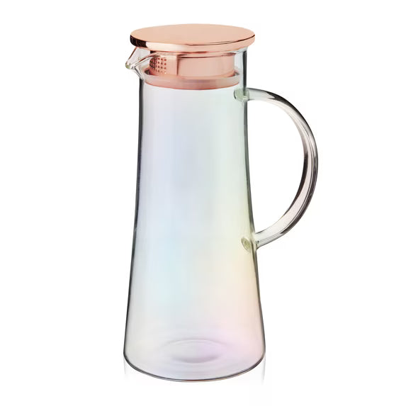 Pinky Up Charlie Glass Iced Tea Pitcher, 48oz