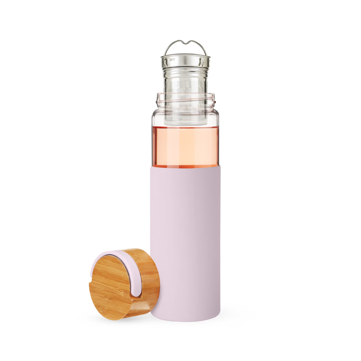 Pinky Up Dana Loose Leaf Tea Infuser Tumbler, Travel Mug, 16oz, Lavender