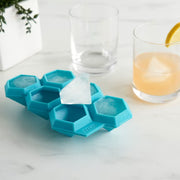TrueZoo Iced Out Diamond Silicone Ice Cube Tray – 6-Cavity Blue Ice Mold