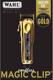 Wahl Professional 5-Star Gold Cordless Magic Clip Hair Clipper, 8148-700