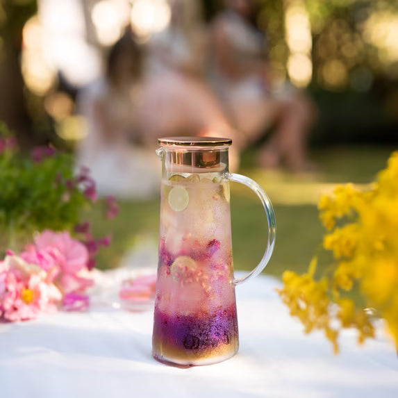 Pinky Up Charlie Glass Iced Tea Pitcher, 48oz