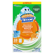 Scrubbing Bubbles Fresh Brush Citrus Scent Toilet Cleaning Wand Refill Heads