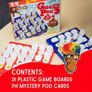 Boxer Gifts Guess Poo? Funny Guessing Board Game for Kids Ages 6+ – 2 Players