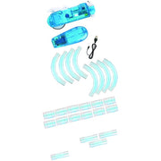 Zoom Tubes Car Trax 25-Piece RC Racing Track Set with Blue Racer – Over 12 ft of Tubes
