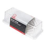 Chef Craft Select Clear Plastic Butter Dish with Lid – 7-Inch Butter Storage Container