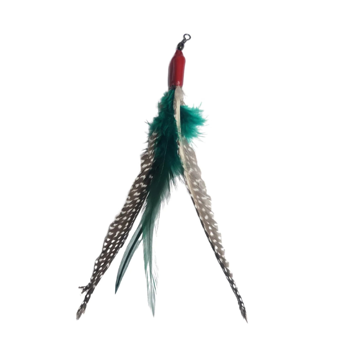 GoCat Da Bird Feather Cat Toy Refill – Handmade Interactive Cat Teaser Attachment, 1 Pack