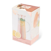 Pinky Up Charlie Glass Iced Tea Pitcher, 48oz