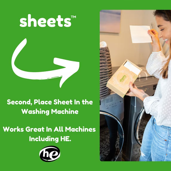 Sheets Laundry Club Fresh Linen Laundry Detergent Sheets – 50 Sheets, Up to 100 Loads