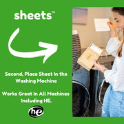 Sheets Laundry Club Fresh Linen Laundry Detergent Sheets – 50 Sheets, Up to 100 Loads