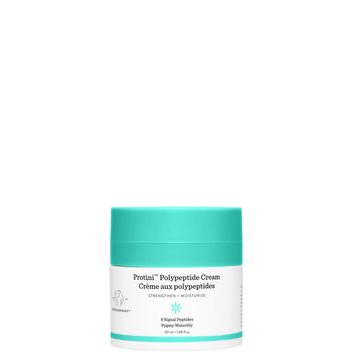 Drunk Elephant Protini Polypeptide Cream – Firming Face Moisturizer, 1.69 fl oz / 50 mL
