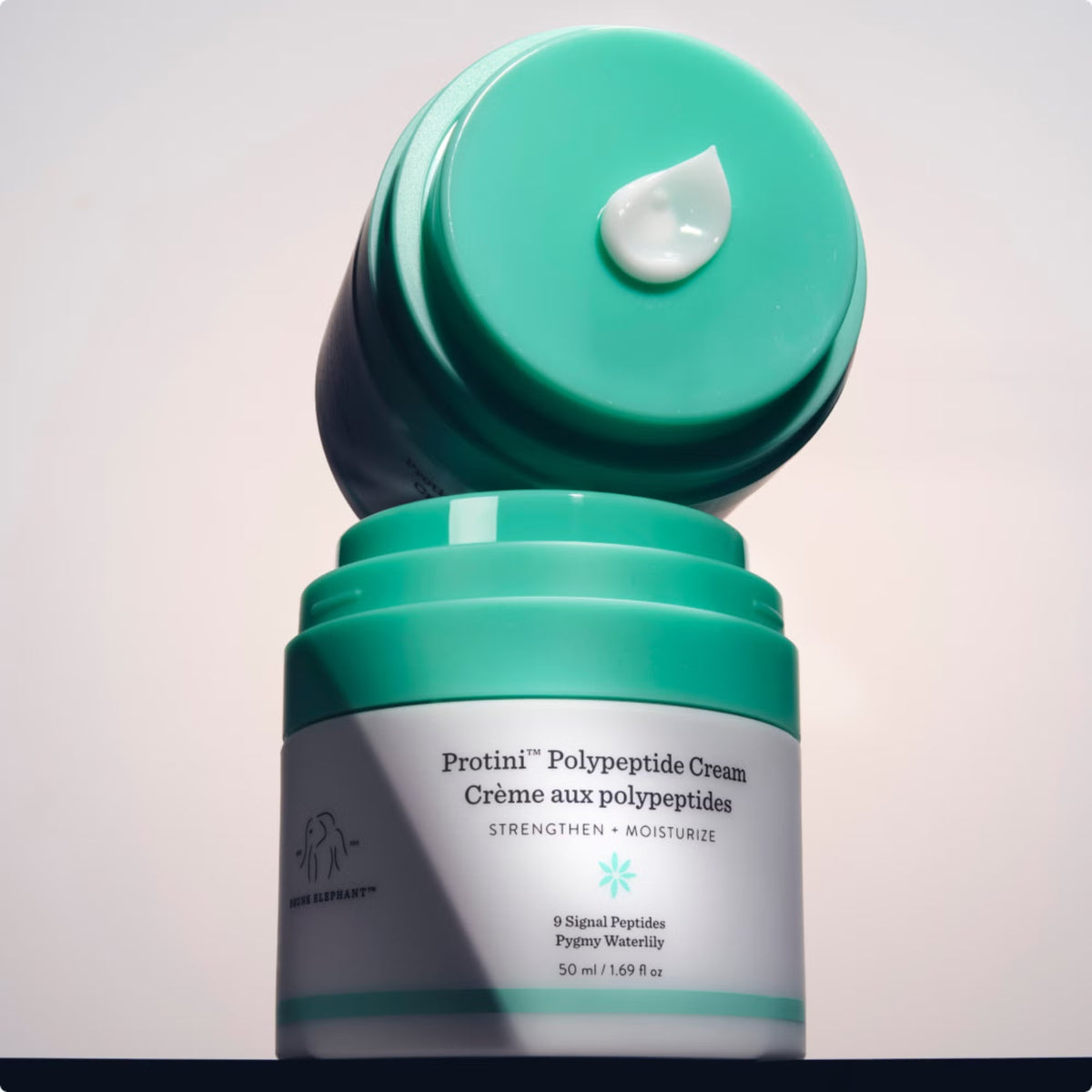 Drunk Elephant Protini Polypeptide Cream – Firming Face Moisturizer, 1.69 fl oz / 50 mL