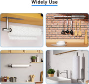 Stainless Steel Wall-Mounted Paper roll Holder – Vertical or Horizontal Installation