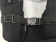 Geenev Ergonomic Baby Carrier with Detachable Sleeping Hood, Storage Pouches & Padded Waist Belt – Black