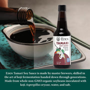 EDEN Organic Tamari Soy Sauce, Gluten-Free, 10 fl oz Amber Glass Bottle