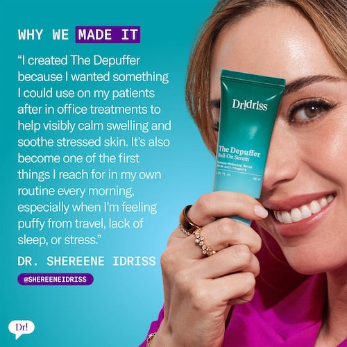Dr. Idriss The Depuffer Redness Reducing Roll-On Serum – 1.35 fl oz / 40 mL
